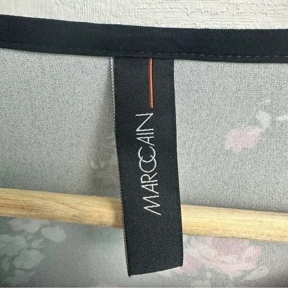 Marc Cain Floral Long Sleeve Blouse Size 8 - Picture 6 of 13